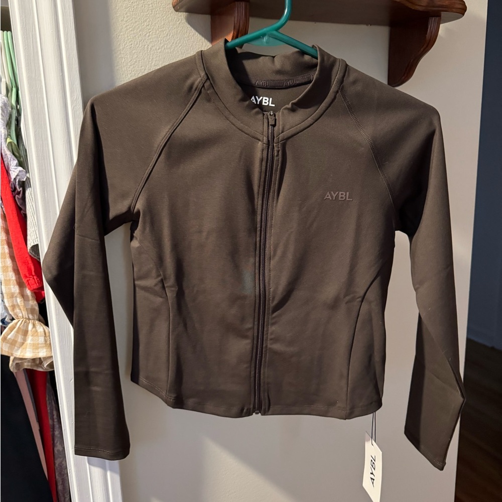 AYBL Coffee Brown Zip-Up Jacket